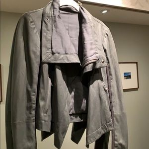 VEDA sage leather jacket